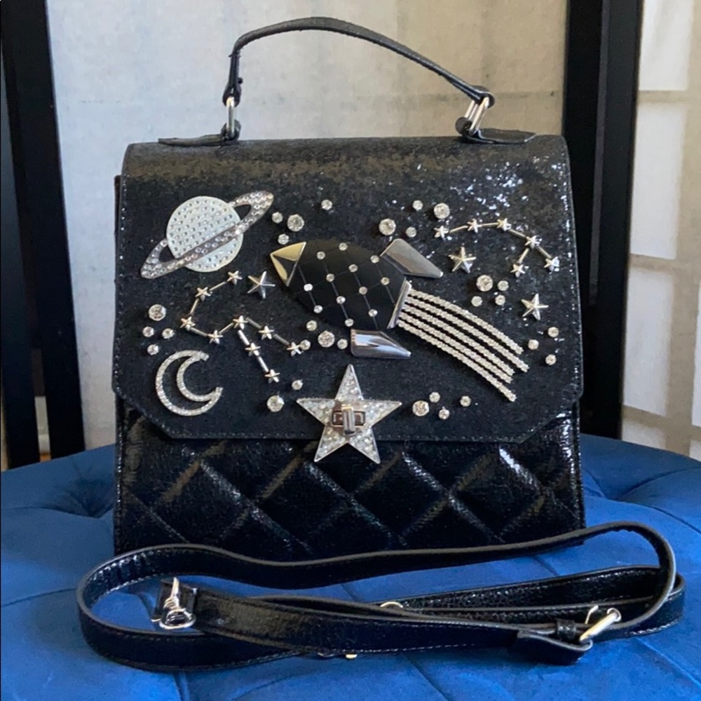 Aldo Rurwwen outer space rhinestone purse